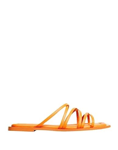 Orange Sandals CROSSOVER SANDALS
