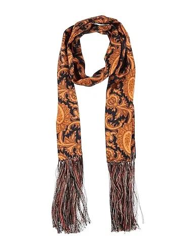 Orange Satin Scarves and foulards