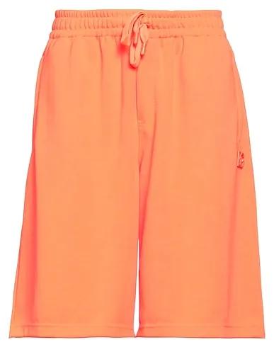 Orange Sweatshirt Shorts & Bermuda