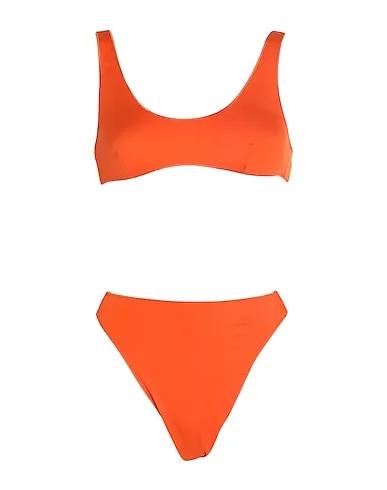 Orange Synthetic fabric Bikini