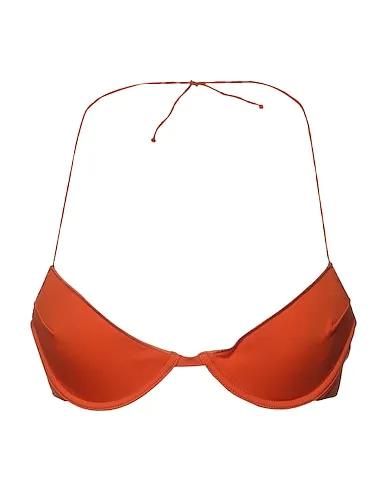 Orange Synthetic fabric Bikini