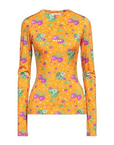 Orange Synthetic fabric Evening top