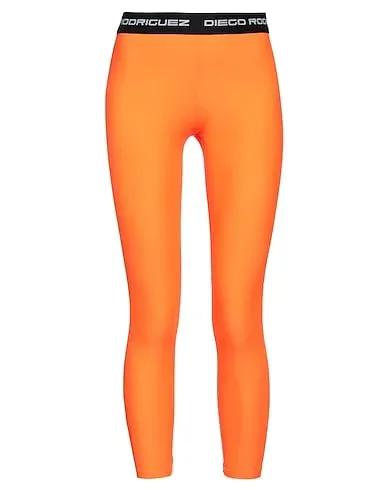 Orange Synthetic fabric Leggings