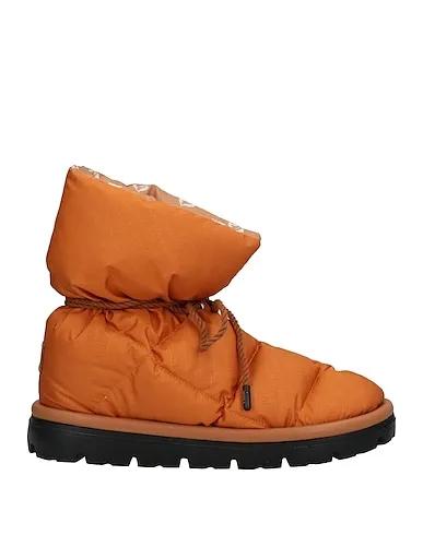 Orange Techno fabric Ankle boot