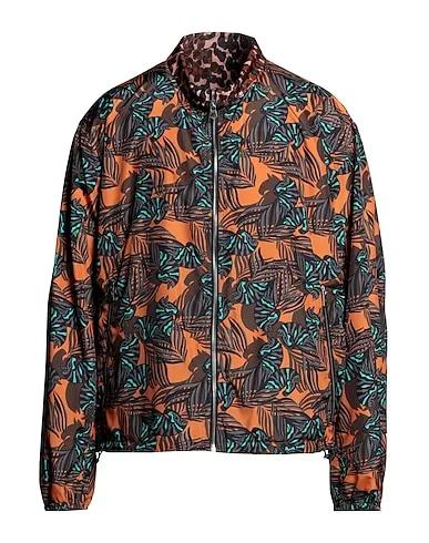 Orange Techno fabric Jacket