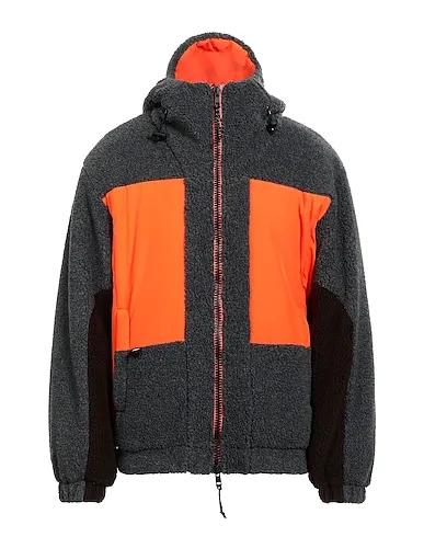 Orange Techno fabric Shell  jacket
