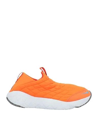 Orange Techno fabric Sneakers