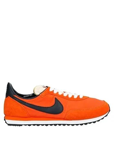 Orange Techno fabric Sneakers