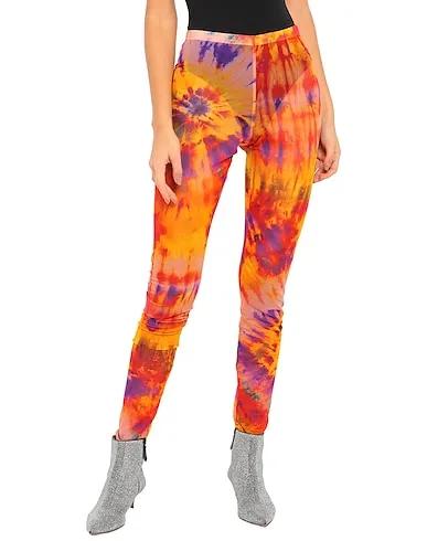 Orange Tulle Leggings