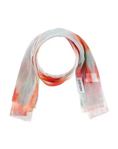 Orange Tulle Scarves and foulards