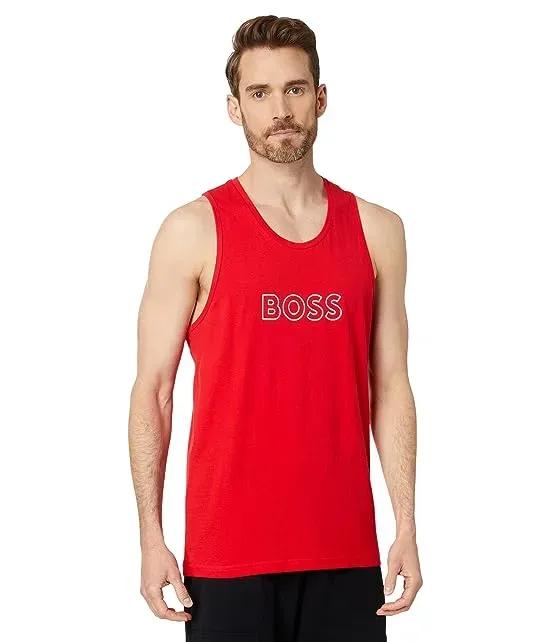 Outline Logo Cotton Tank Top