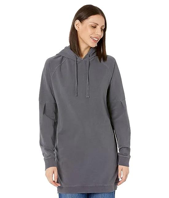Oversized French Terry Hoodie Dress