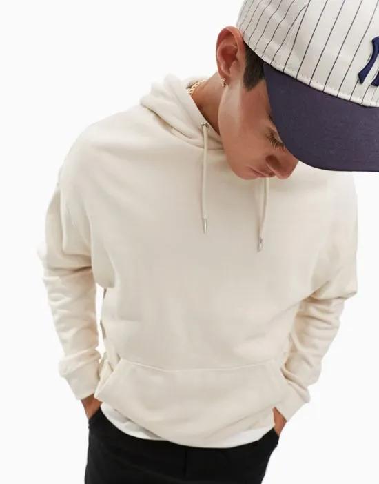 oversized hoodie in beige