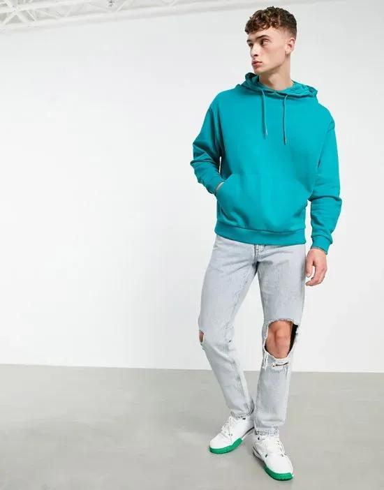 oversized hoodie in blue