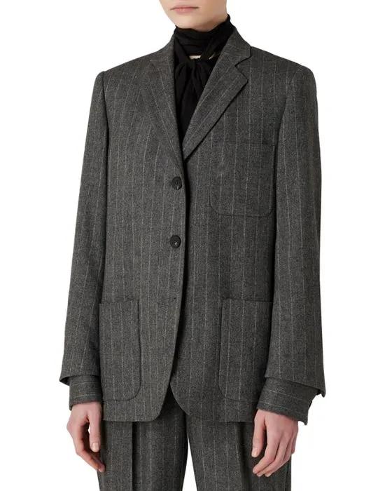 Oversized Notch Lapel Blazer