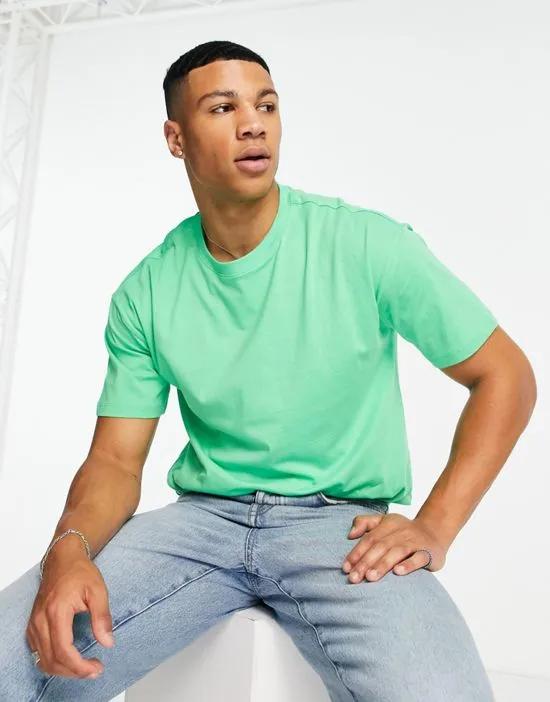 oversized t-shirt in bright green