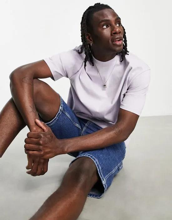 oversized t-shirt in lilac - LILAC