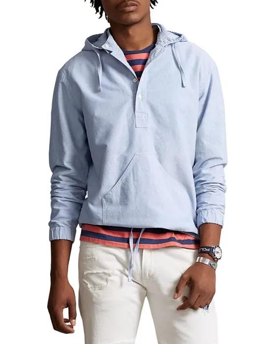 Oxford Hooded Popover Shirt 
