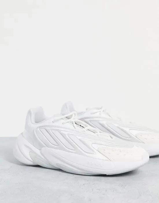 Ozelia sneakers in white and iridescent