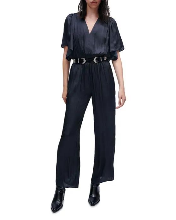 Pachela Flutter Sleeve Jumpsuit