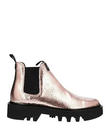 PANCHIC | Rose gold Women‘s Ankle Boot