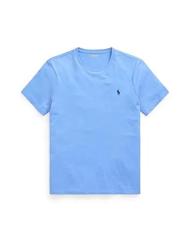 Pastel blue Basic T-shirt CUSTOM SLIM FIT JERSEY CREWNECK T-SHIRT