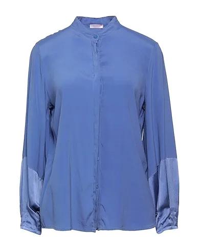 Pastel blue Cady Solid color shirts & blouses