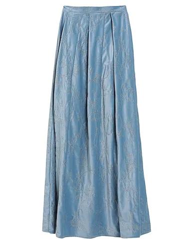 Pastel blue Chenille Maxi Skirts