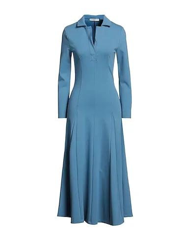 Pastel blue Crêpe Midi dress