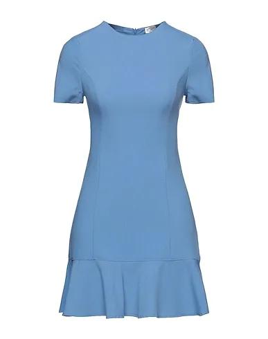 Pastel blue Crêpe Short dress