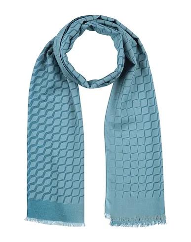Pastel blue Flannel Scarves and foulards