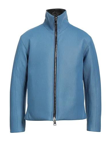 Pastel blue Jersey Jacket