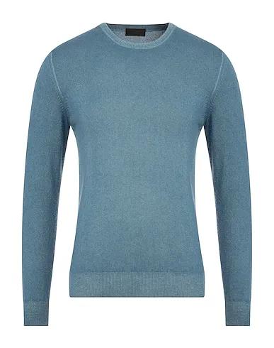 Pastel blue Knitted Cashmere blend