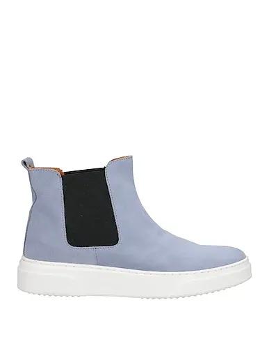 Pastel blue Leather Boots
