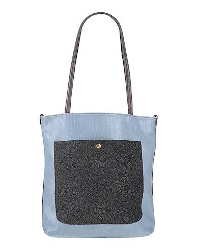 Pastel blue Leather Shoulder bag