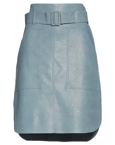 Pastel blue Mini skirt
