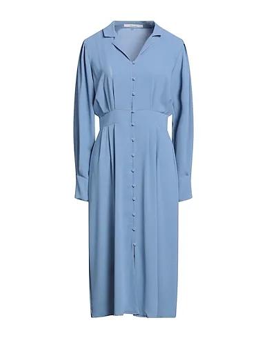 Pastel blue Organza Midi dress