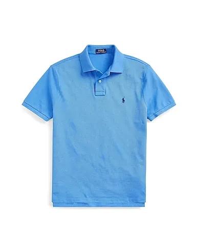 Pastel blue Piqué Polo shirt
