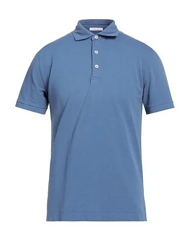 Pastel blue Piqué Polo shirt