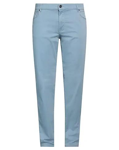 Pastel blue Plain weave 5-pocket