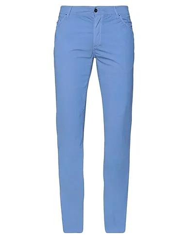 Pastel blue Synthetic fabric 5-pocket