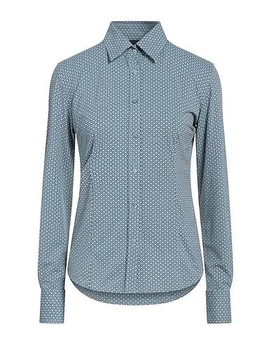 Pastel blue Synthetic fabric Patterned shirts & blouses