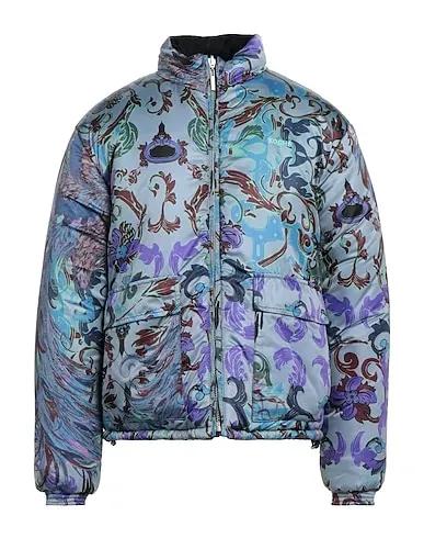 Pastel blue Techno fabric Shell  jacket