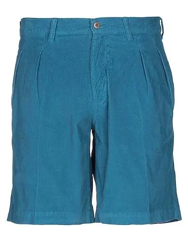 Pastel blue Velvet Shorts & Bermuda