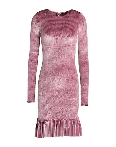 Pastel pink Chenille Elegant dress