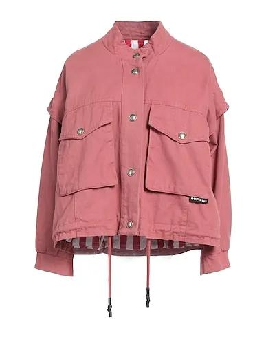 Pastel pink Cotton twill Denim jacket