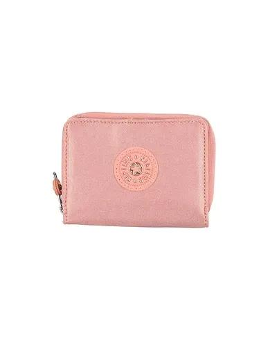 Pastel pink Cotton twill Wallet