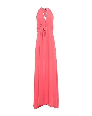 Pastel pink Crêpe Long dress