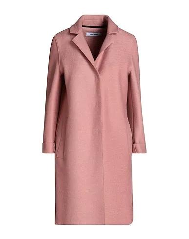 Pastel pink Flannel Full-length jacket