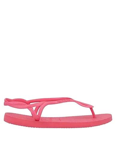 Pastel pink Flip flops